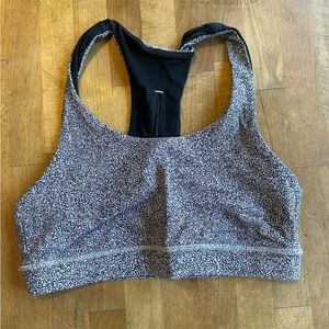 Lulu Lemon women’s bra. Gray, white, black. Size small?